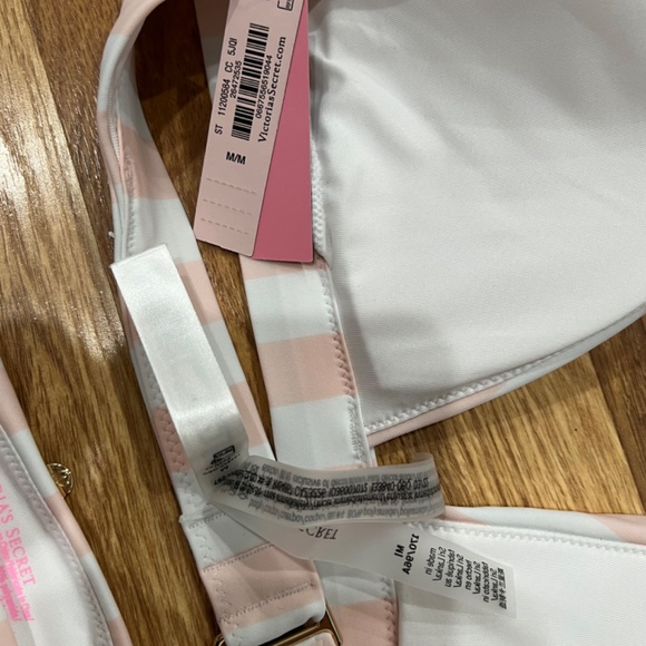 VICTORIA'S SECRET SWIM Pink Stripes Bikini - Picture 6 of 8